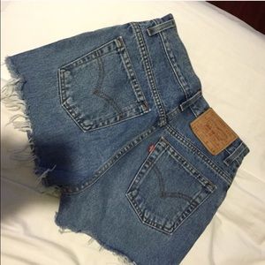 High Waisted Levi Shorts