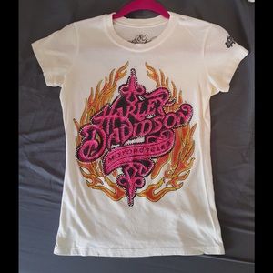 Harley-Davison print shirt 💎