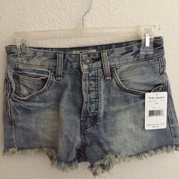 Free People Jean Shorts