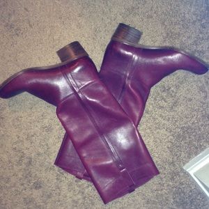 9 West Women's leather boots