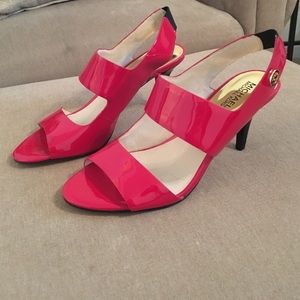Red Michael Kors sling back Heels👠👠👠👠