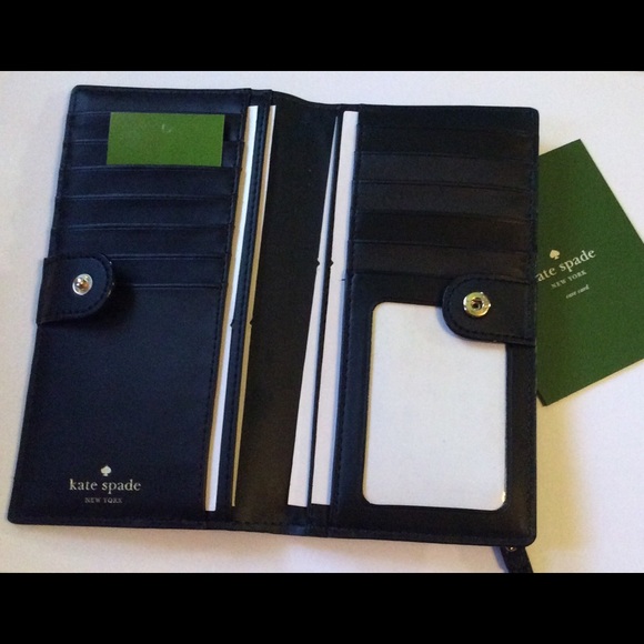 Kate Spade Southport Avenue Stacy Wallet 
Black - Picture 2 of 4