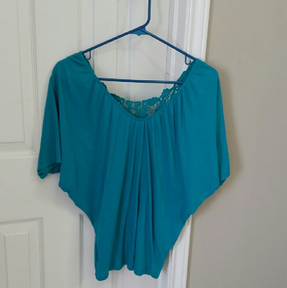 Teal blouse - Picture 3 of 3