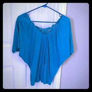 Teal blouse