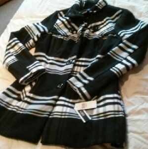 New A. Byer Black & White Pea Coat!