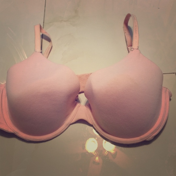 VS Lined perfect coverage  baby pink bra
