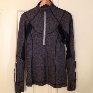 FAB Lululemon Half Zip Running Top Size 8