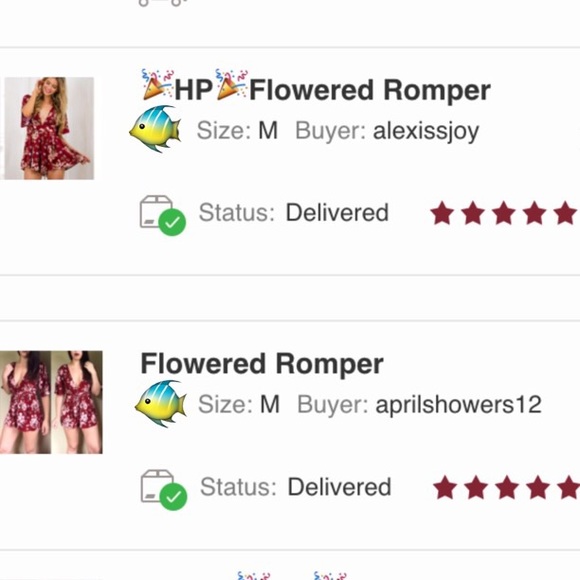 🎉HP🎉1 LEFT!!! Flowered Romper - Picture 4 of 4