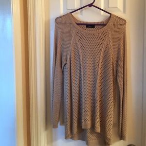 Beige long sleeve sweater