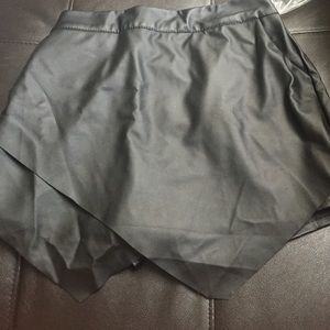 Leather Skort