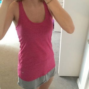 Lululemon tank with full mesh back