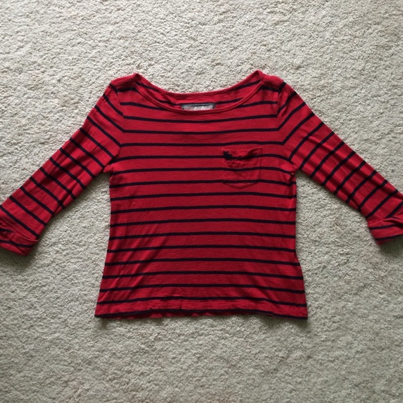 Abercrombie striped shirt
