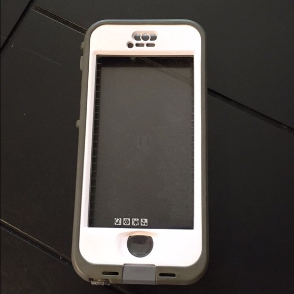 White/clear iPhone 5S Lifeproof