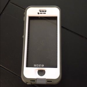 White/clear iPhone 5S Lifeproof