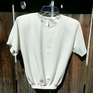 Vintage cream blouse