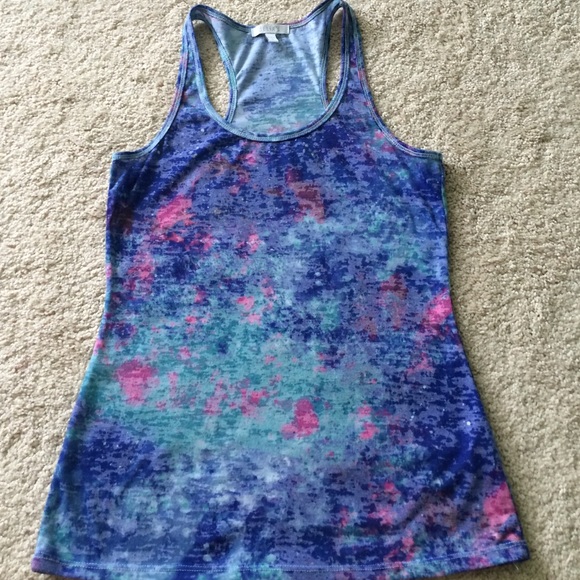 Galaxy print tank