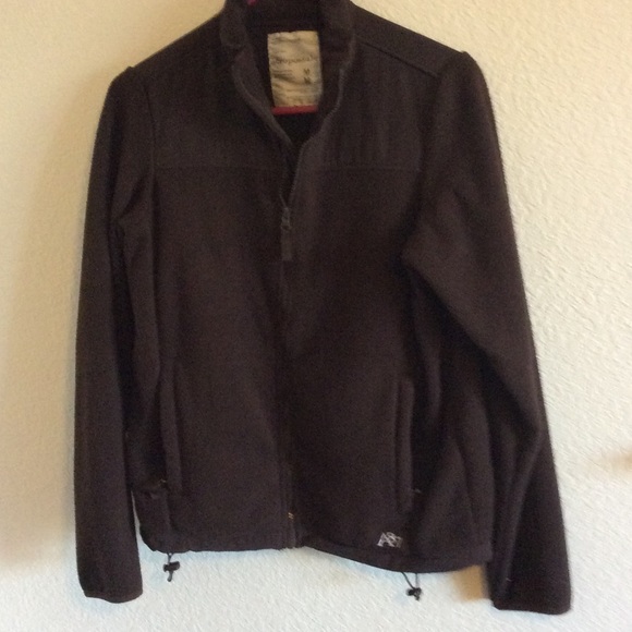 Brown zip up fleece