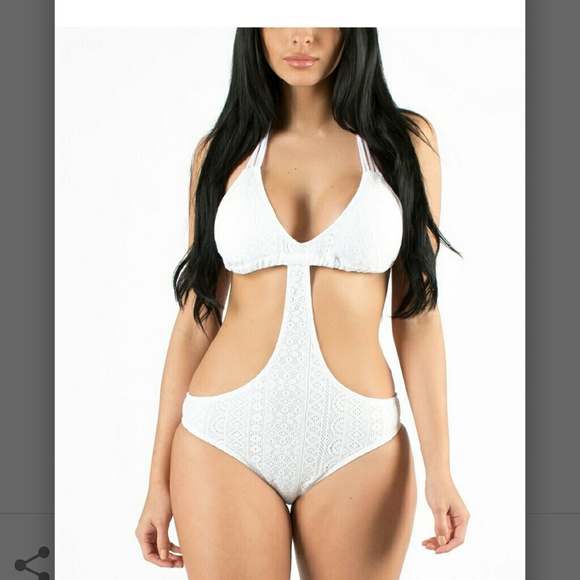 White monokini - Picture 1 of 4