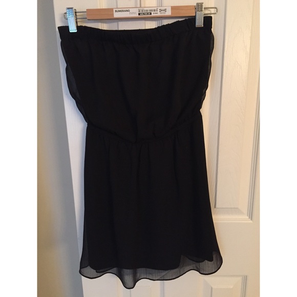 Express Black Chiffon Dress XS - Picture 1 of 4