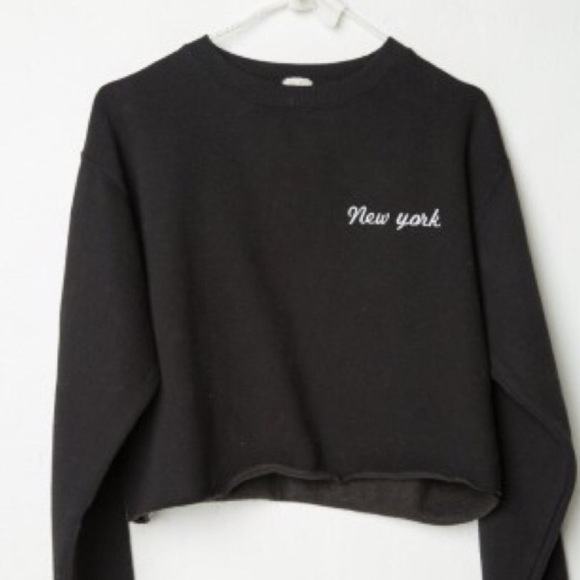New York Embroidered Nancy Sweatshirt Brandy