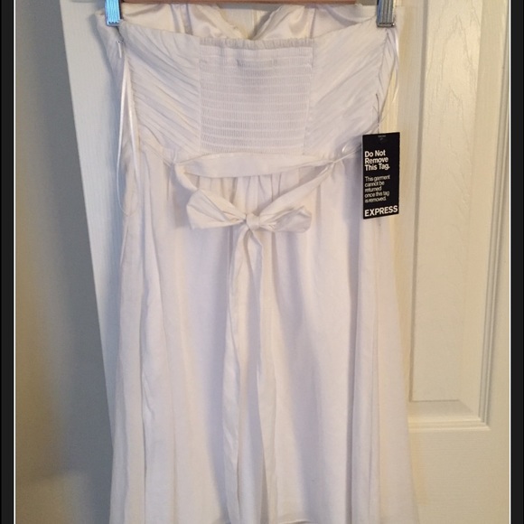 NWT Express White Dress 0 - Picture 2 of 4