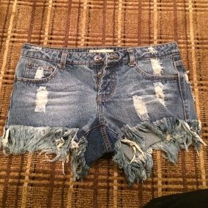 Size 25 jean shorts