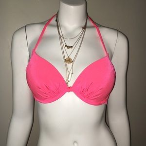 H&M Neon Pink Bikini Top