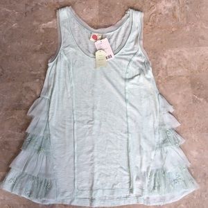 NWT Light blue Anthropologie Tank