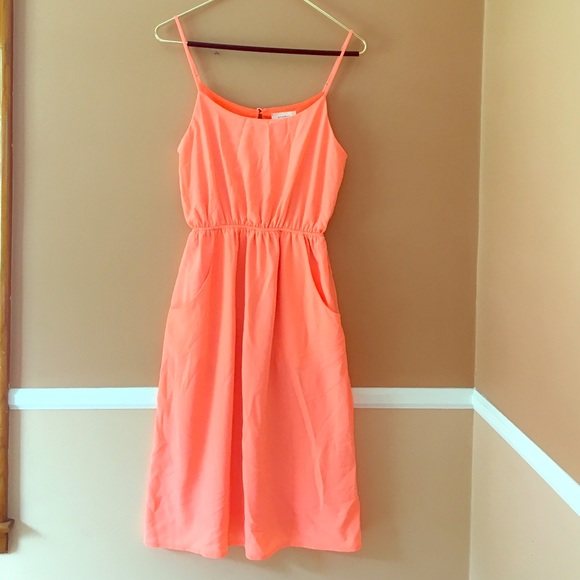 Bright Coral Everly Dress