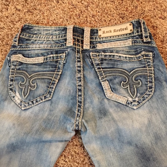 Size 30 Rock Revival Flare Jeans