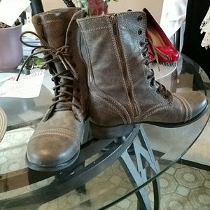 Steve Madden combat boots