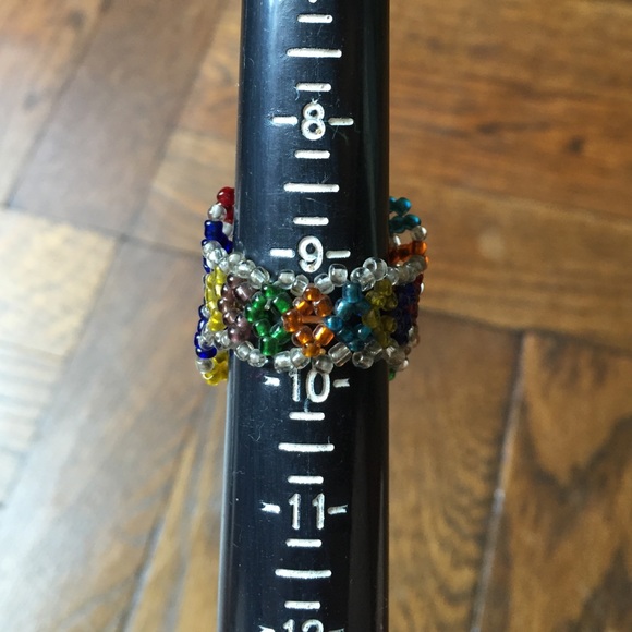Handmade Beaded Ring - Picture 4 of 4