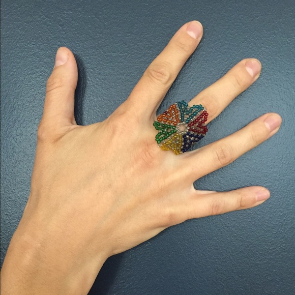Costume Baldor Jewelry - Handmade Beaded Ring