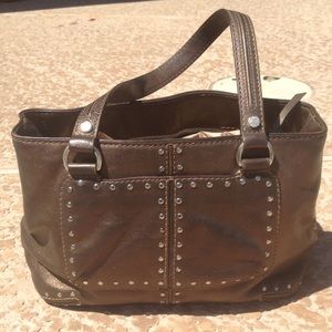 Michael Kors  bronze studded bag