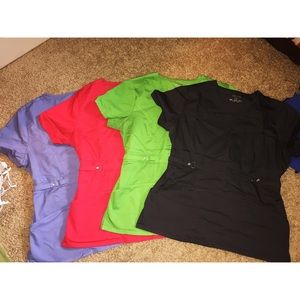 Cherokee Luxe Stretch Scrub Tops!