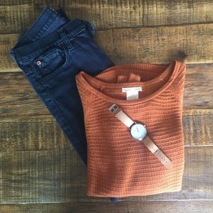 Orange Nordstrom Sweater