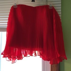 I am selling a Guess off the shoulder red top.