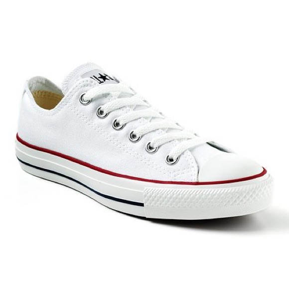 White Converse Low Tops