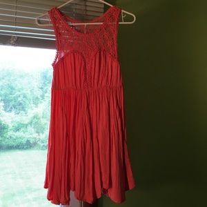 I am selling a pink Free People dress.