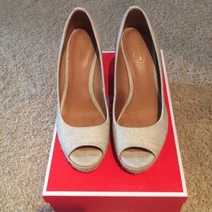 Coach Milan Met Linen Canvas