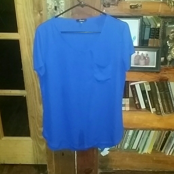 Dark blue blouse