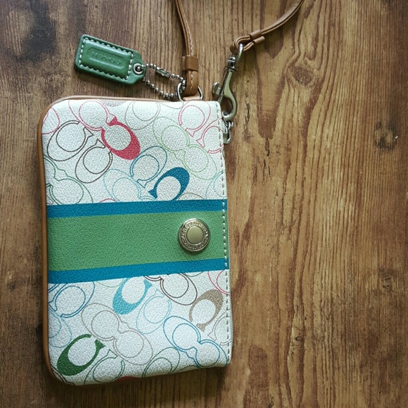 Coach wristlet