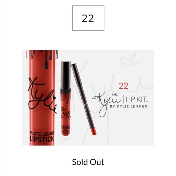 22 Kylie lip kit