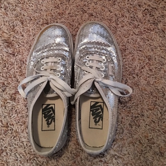 Vans sequined shoes