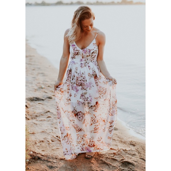 Last one!✨HP✨💐Floral Open Back Maxi - Picture 4 of 4