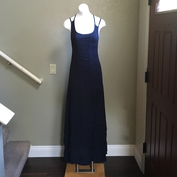 ❗️LAST ONE❗️✨HP✨ Navy Maxi Dress - Picture 2 of 4