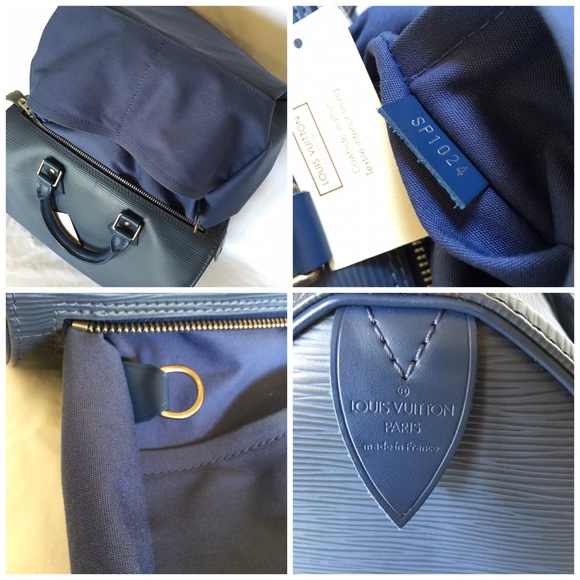 🚫SOLD🚫 Louis Vuitton Mytle Blue Epi Speedy 25 - Picture 3 of 4