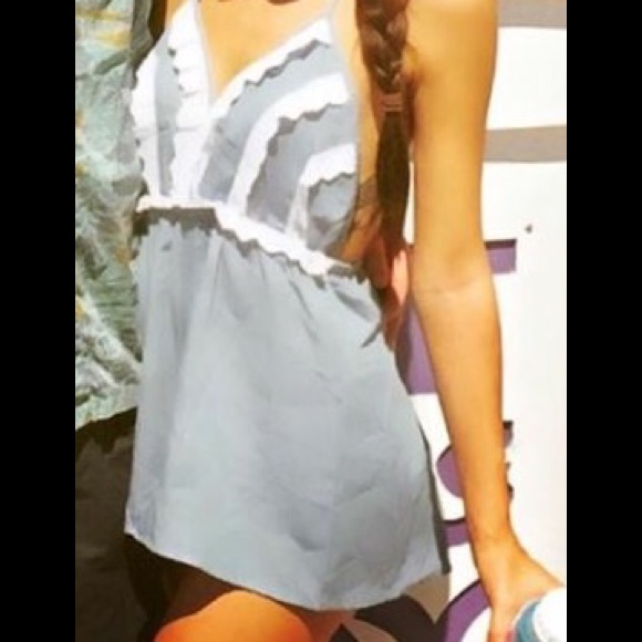 Tobi Criss Cross Open Back Romper