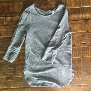 Gray Slim Fit Sweater