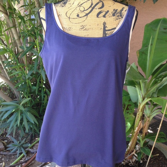And Klein navy blue XL tank top NWT